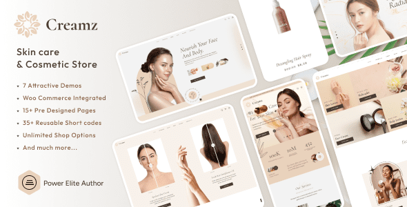 Creamz v1.0.6 Beauty Salon & Spa WooCommerce