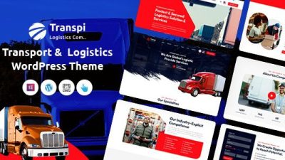 Transpi v1.0.5 Logistics and Transportation WordPress Theme