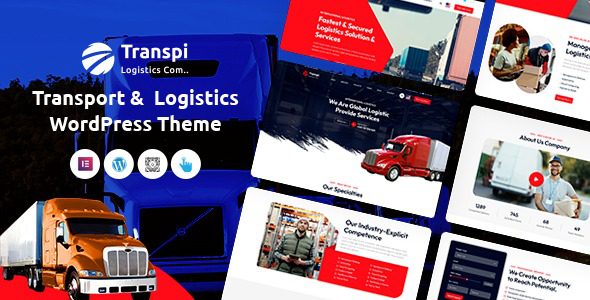 Transpi v1.0.5 Logistics and Transportation WordPress Theme