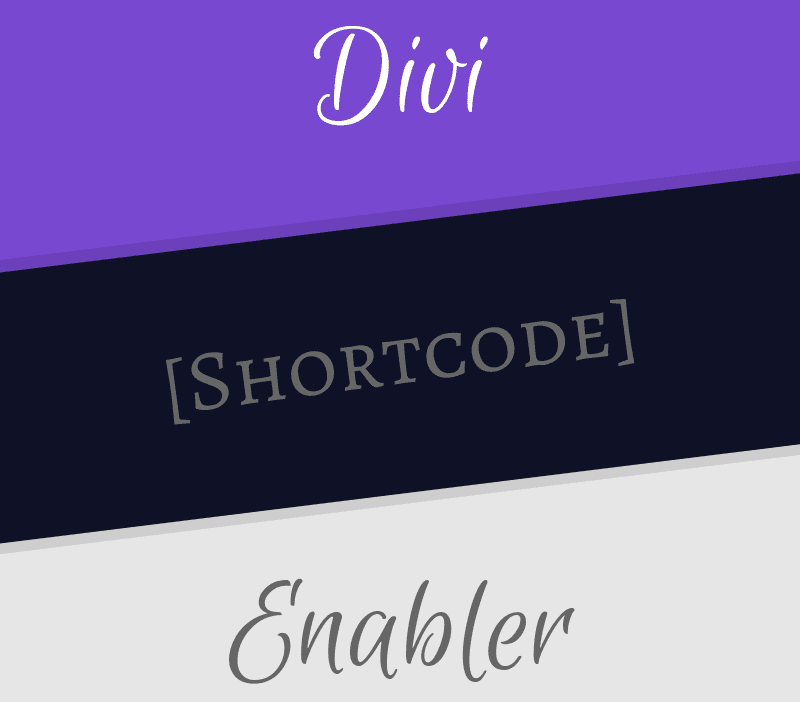 Divi Shortcode Enabler v1.4.7
