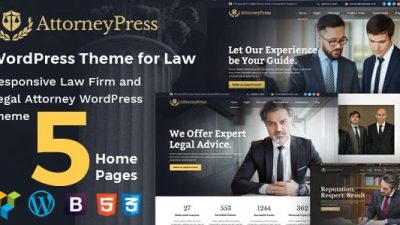 Attorney Press (v2.2.1) Lawyer WordPress Theme