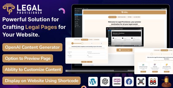 WordPress Legal Pages Generator Plugin with AI 插件下载