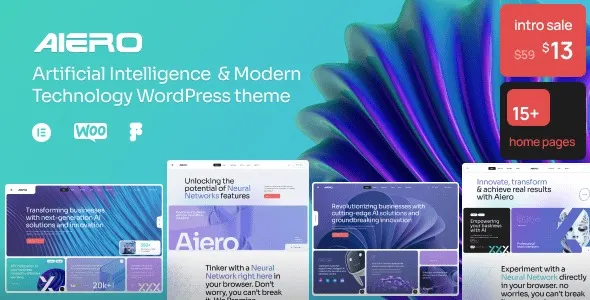 Aiero | AI Agency & Technology WordPress Theme v2.0.0