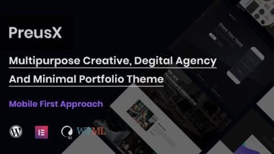 PreusX (v1.4.0) Digital Agency And Portfolio WordPress Theme