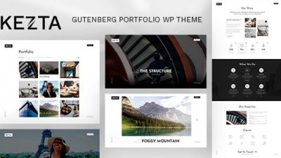 Kezta (v1.1) Gutenberg Portfolio WordPress Theme