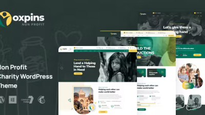 Oxpins (v2.0.0) Non Profit Charity WordPress Theme