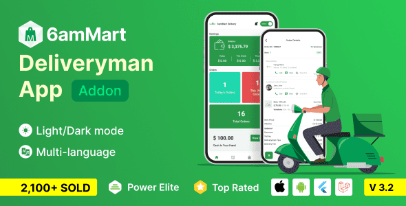 6amMart - Delivery Man App 源码下载