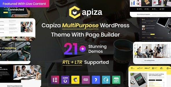 Capiza (v2.1) Multipurpose Business & Agency WordPress Theme