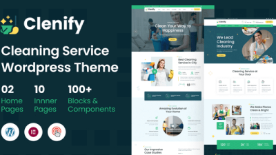 Clenify (v1.0.2) Cleaning Service WordPress Theme