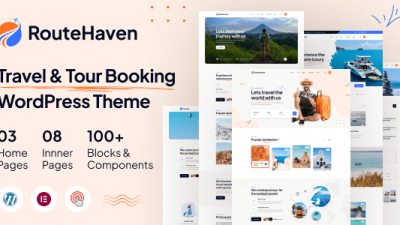 RouteHaven (v1.0.7) Travel & Tour Booking WordPress Theme