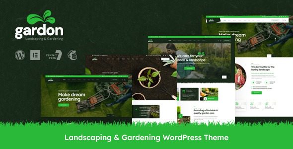 Gardon (v1.0) Landscaping & Gardening WordPress Theme