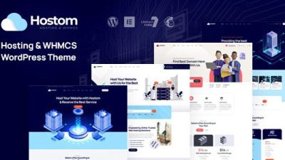Hostom (v1.0) Web Hosting & WHMCS WordPress Theme
