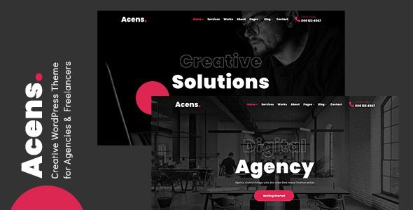 Acens v1.0 Creative Agencies WordPress Theme