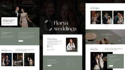 Florya v2.2.3 Wedding and Event Planner Elementor WordPress Theme
