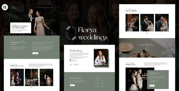 Florya v2.2.3 Wedding and Event Planner Elementor WordPress Theme