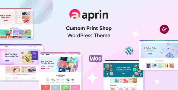 Aprin (v2.0.2) Custom Print Shop WordPress Theme