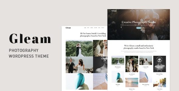 Gleam (v1.9.4) Portfolio Photography WordPress Theme