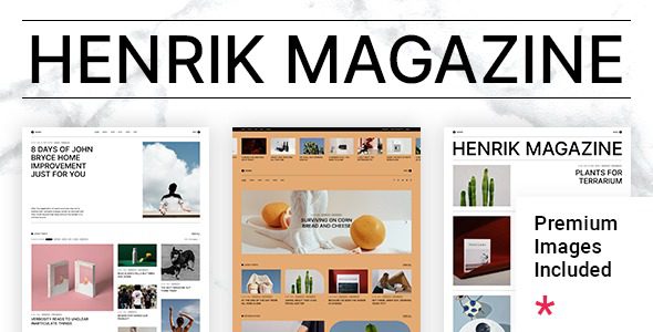 Henrik (v1.2.1) Creative Magazine Theme