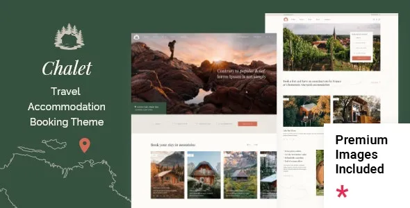 Chalet (v1.1.1) Travel Accommodation Booking WordPress Theme (Activated)