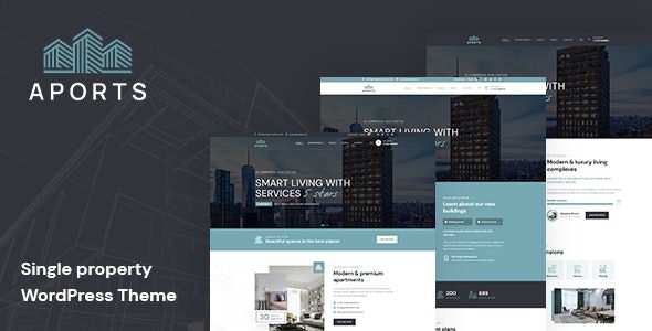 Aports (v1.1.4) Single Property WordPress Theme
