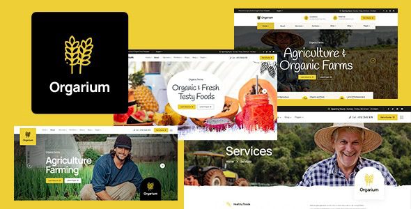 Orgarium (v1.2.0) Agriculture & Organic Farm WordPress Theme