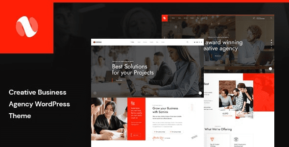 Sominx (v1.2.7) Creative Business Agency WordPress Theme