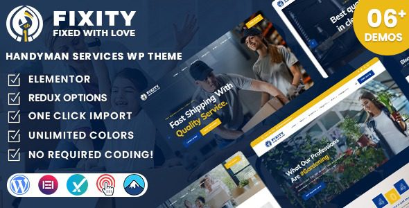 Fixity (v1.0.0) Handyman Services WordPress Theme