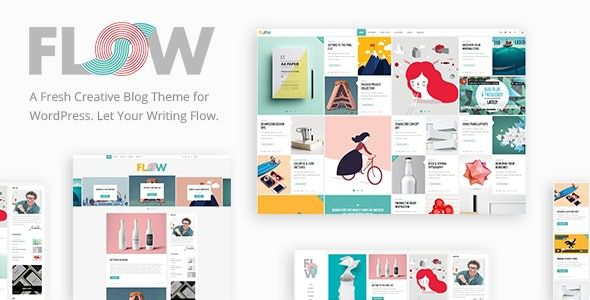 Flow (v1.8) Creative Blog Theme