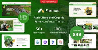 Farmus (v1.0.1) Agriculture and Organic Farm WordPress