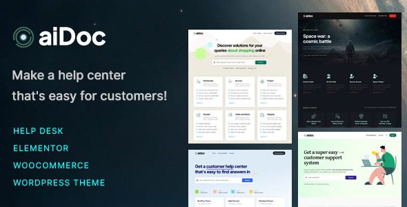 aidoc v1.4.3 - WordPress Theme for Documentation, Knowledge Base & Beyond [Activated]