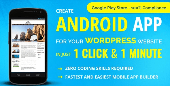 Wapppress builds Android Mobile App for any WordPress website v7.0.1