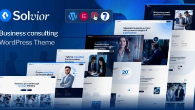 Solvior (v1.1.1) Business Consulting WordPress Theme.