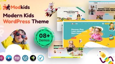 Modkids (v1.0.0) Modern Kids WordPress Theme