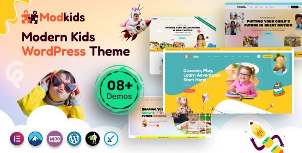 Modkids (v1.0.0) Modern Kids WordPress Theme