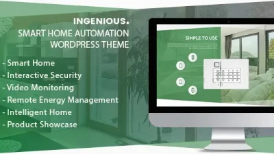 Ingenious v1.2.6 Smart Home Automation WordPress Theme