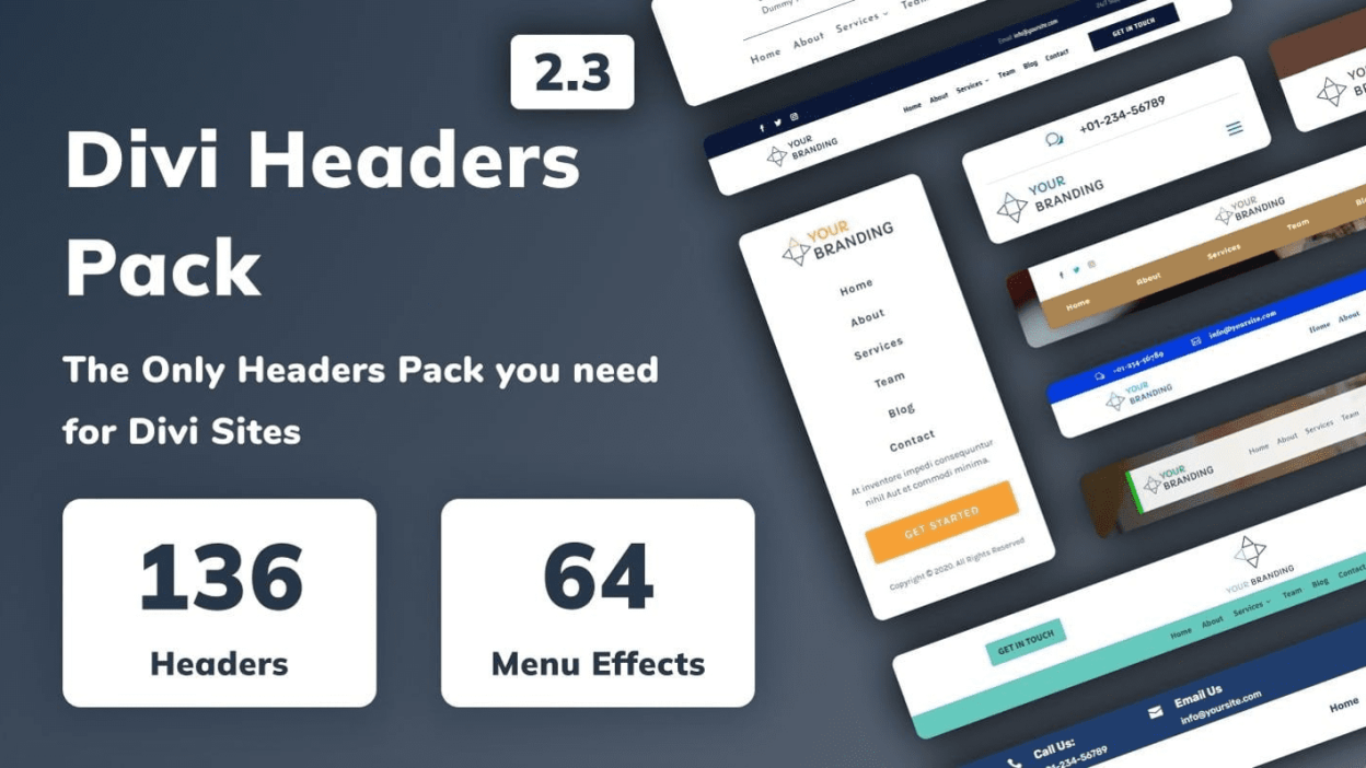 Divi Headers Pack (v2.3)