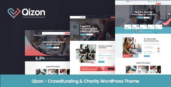 Qizon (v1.1.8) Crowdfunding & Charity WordPress Theme