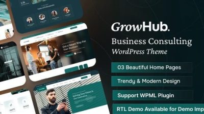 GrowHub (v1.0.5) Business Consulting WordPress Theme