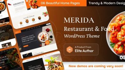 Merida v1.0.4 Restaurant & Food WordPress Theme