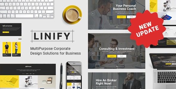 Linify v1.9.2 Multipurpose Corporate WordPress Theme