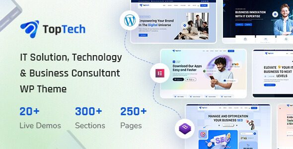 TopTech (v1.0.0) Technology & IT Solutions Services WordPress Theme