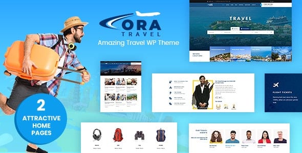 Ora v2.6 Travel Booking WordPress theme