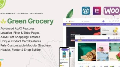 Green Grocery (v1.2.2) Online Supermarket & Organic Food eCommerce Theme
