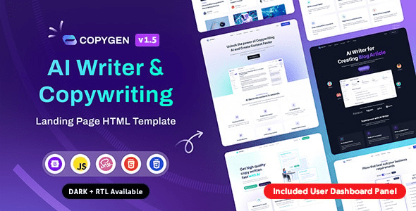 CopyGen (v1.3.1) AI Writer & Copywriting WordPress Theme