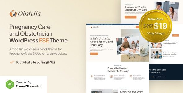Obstella v1.0.0 Pregnancy Care & Obstetrician WP Theme