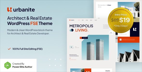 Urbanite v1.0.0 Architect & Real Estate WordPress Theme