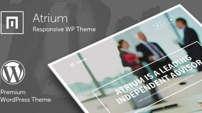 Atrium (v2.8) Finance Consulting WordPress Theme