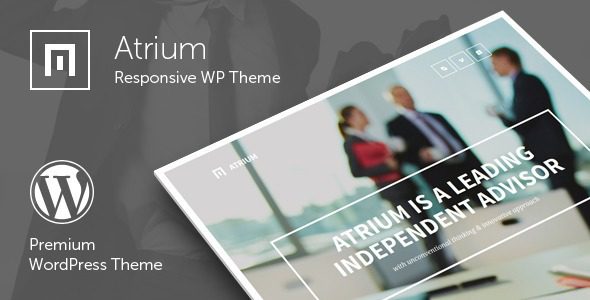 Atrium (v2.8) Finance Consulting WordPress Theme