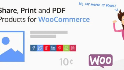 Share, Print and PDF Products for WooCommerce v3.1.1