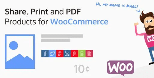 Share, Print and PDF Products for WooCommerce v3.1.1